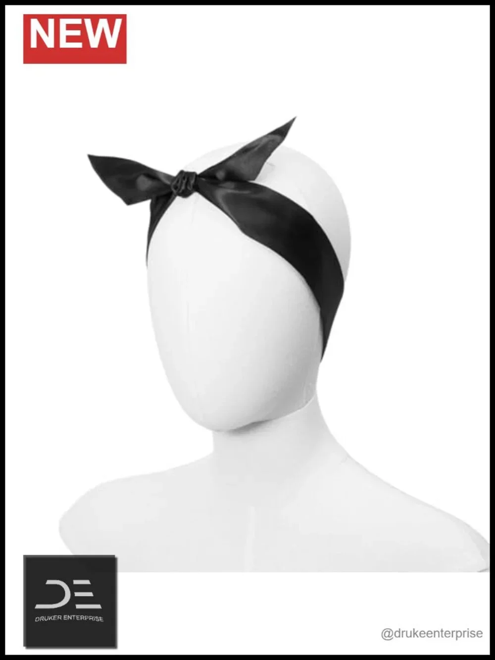 Satin Neck Scarf Skinny Neckerchief Versatile Headband Belt Wrap